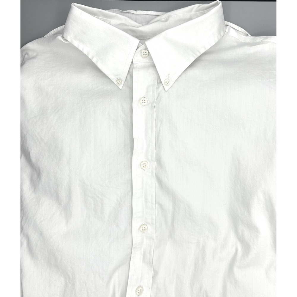Lauren Ralph Lauren Mens Performance Stretch Button Down Shirt White 19 - 38/39